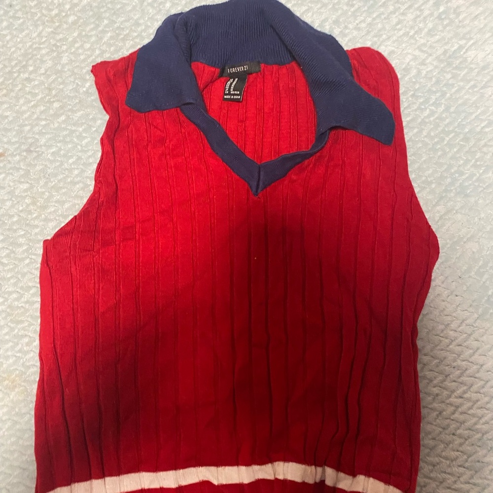 Collared Muscle Tank